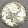 1947 dot Canada 25 cents  F12