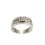 14 Karat White gold Diamond Engagemint Ring and Wedding band 