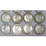 16x Newfoundland 4x1912 20 cents 8x1917 4x1919 25 cents coins