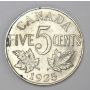1925 Canada 5 cents VF30