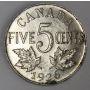 1926 near 6 Canada 5 cents EF40 details