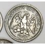 1902 Mexico 5 Centavos silver EF45 plus 1889 G6 & 1891 F12 5 Centavos 