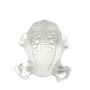 Lalique Paris France Gregoir Toad Frog Frosted Clear Crystal Sculpture