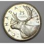 1947 Dot Canada 25 cents VF30