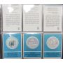 24 x Franklin Mint .925 silver coin-medals 1st edition Proofs 