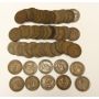 50x 1927 Canada key date small cents   VG or better