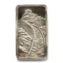 .999 1000 grains silver bar Great Wall of China s#43 Jacques Cartier Mint 1974