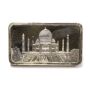 .999 1000 grains silver bar Taj Mahal India serial #43 Jacques Cartier Mint 1974