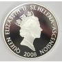 2008 St Helena & Ascension £5 coin .925 silver RAF GUY GIBSON 