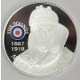 2008 St Helena & Ascension £5 coin .925 RAF MICK MANNOCK 