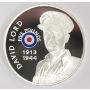 2008 St Helena & Ascension £5 coin .925 silver RAF DAVID LORD 