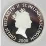2008 St Helena & Ascension £5 coin .925 silver RAF RAY HANNA 