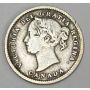 1871H Canada 10 cents VG/F