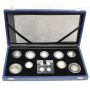 2006 Great Britain 13-silver coin proof set Maundy to £5 