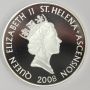 2008 St Helena Ascension £5 coin .925 RAF SIR DOUGLAS BADER 