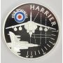 2008 St Helena & Ascension £5 coin .925 silver RAF HARRIER 