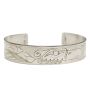 Northwest Coast carved silver bracelet SUN & THUNDERBIRD 