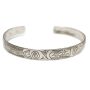 Northwest Coast carved silver bracelet EAGLE 