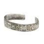 NWC silver bracelet Bear and Wolves signed CMH 