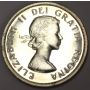 1957 Canada silver dollar prooflike PL64