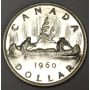1960 Canada silver dollar prooflike PL65