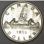 1956 Canada silver dollar prooflike PL64