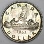 1951 Arnprior Canada silver dollar AU55