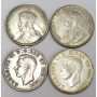 Canadas first three silver dollars 1935 1936 1937 & 1939 