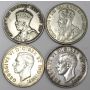 Canadas first three silver dollars 1935 1936 1937 1939 
