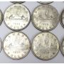 1935 & 1936 Canada silver dollars 20 coins 10 of each date