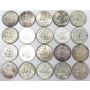 20x 1949 Canada silver dollars all nice 20 coins 