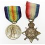 WW1 1914-15 Bronze Star and Victory Medal 