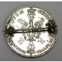 1861 Prussia Coronation pin on .900 silver thaler 