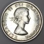 1955 Arnprior Canada silver dollar with die break AU50