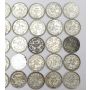 50x Canada 5 cent silver coins 23X 1902  and  27X 1902LH 