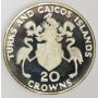 1974 Turks and Caicos Islands 20 Crowns Winston Churchill 