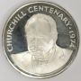 1974 Cayman Islands $25 Winston Churchill Centenary silver coin 