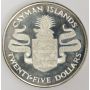 1974 Cayman Islands $25 Winston Churchill Centenary silver coin 