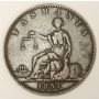 1857 Australia 1d penny token Tasmania VF25