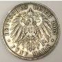 1903A Germany Saxe-Altenburg 5 Mark silver coin EF45
