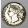 1901 Hong Kong 5 cents AU50