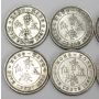 8x Hong Kong 5 cents 1937 3x1938 4x1939 