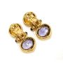 BULGARI 18K yg earrings Citrines Iolites Sapphires Diamonds 