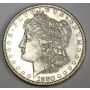 1880 S Morgan silver dollar AU58