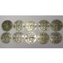 1786 Netherlands Utrecht 2 Stuivers silver 10-coins 