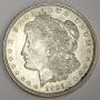 1921d Morgan silver dollar with multiple obverse and reverse die beaks UNC62