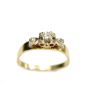 CAVELTI 18K gold and platinum 0.40ct tcw Diamond ring 