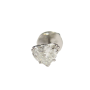 2.18ct Heart shaped Diamond Earrings VS1 H/I 18K white gold 