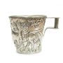 Greece .900 Silver cup Vapheio model Oxen/Bulls Man & Trees 