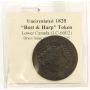 1820 Canada Bust and Harp token LC-60E2 AU55 